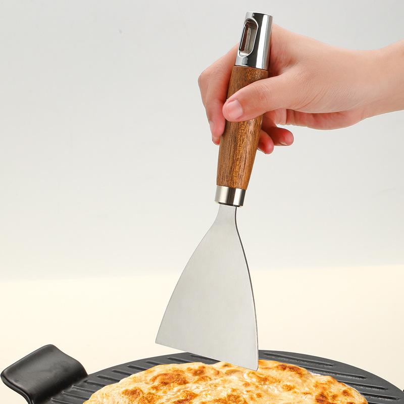 Okonomiyaki Spatula - Stainless Steel Square Head Steak Cooking