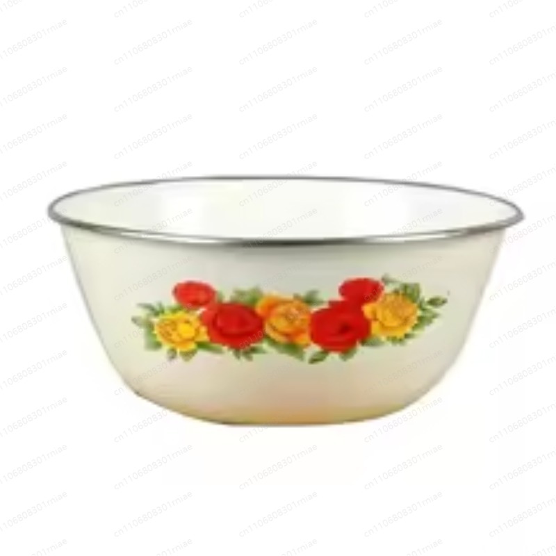 Dim Sum Basket - Enamel preservation bowl nostalgic old iron