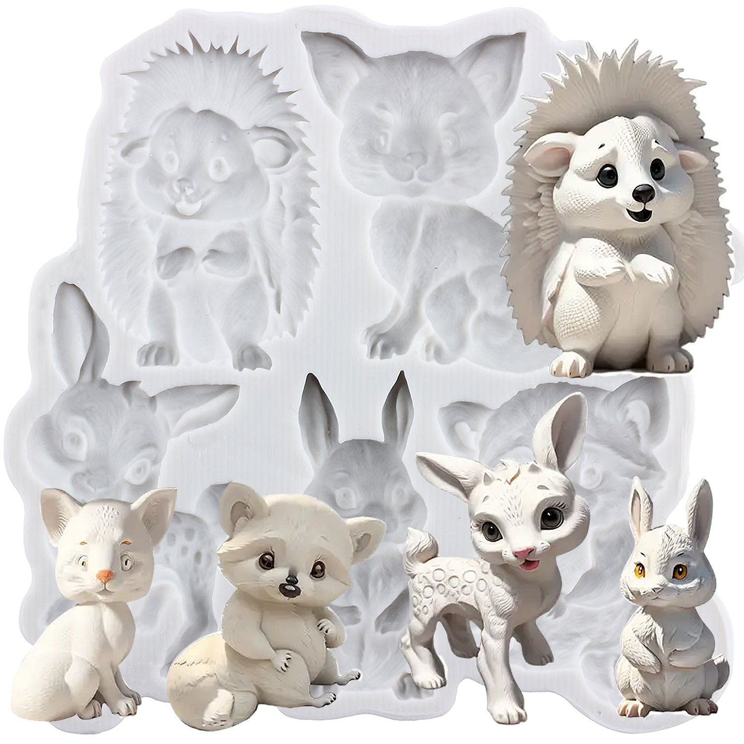 Bunny Cake Mold - Animal Themed Silicone Molds Fox Deer