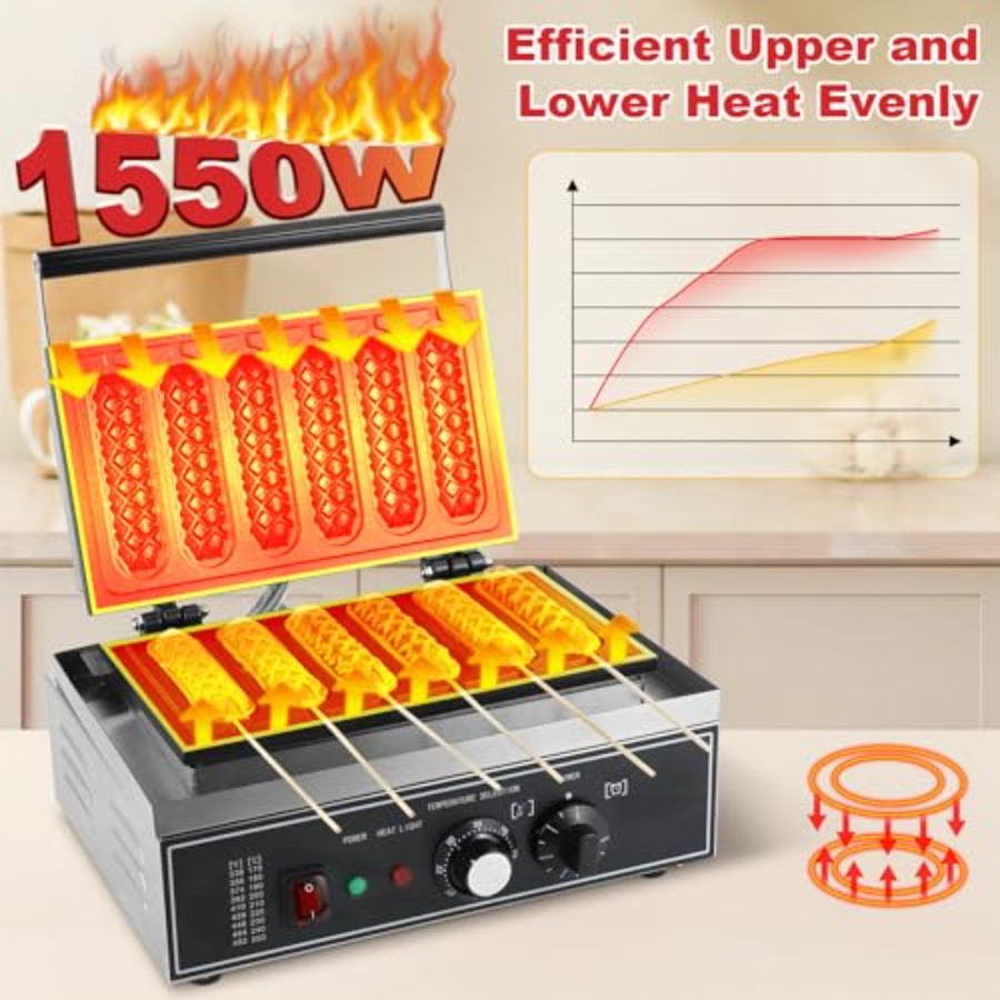 Commercial Corn Dog Maker 1550 - Corn Dog Stick incelemesi ve fiyatı