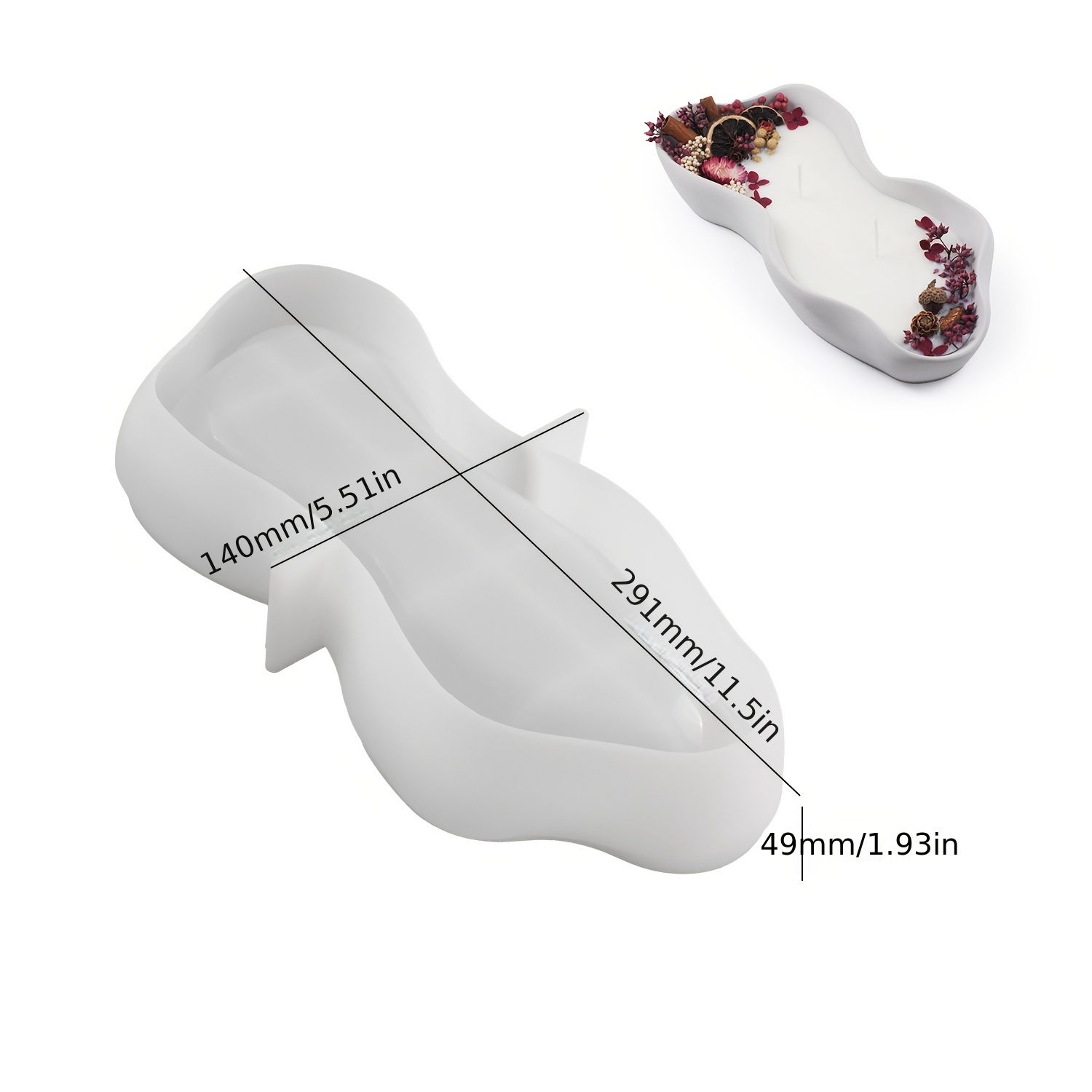 1 Large Irregular Oval Silicon - Potsticker Mold incelemesi ve fiyatı