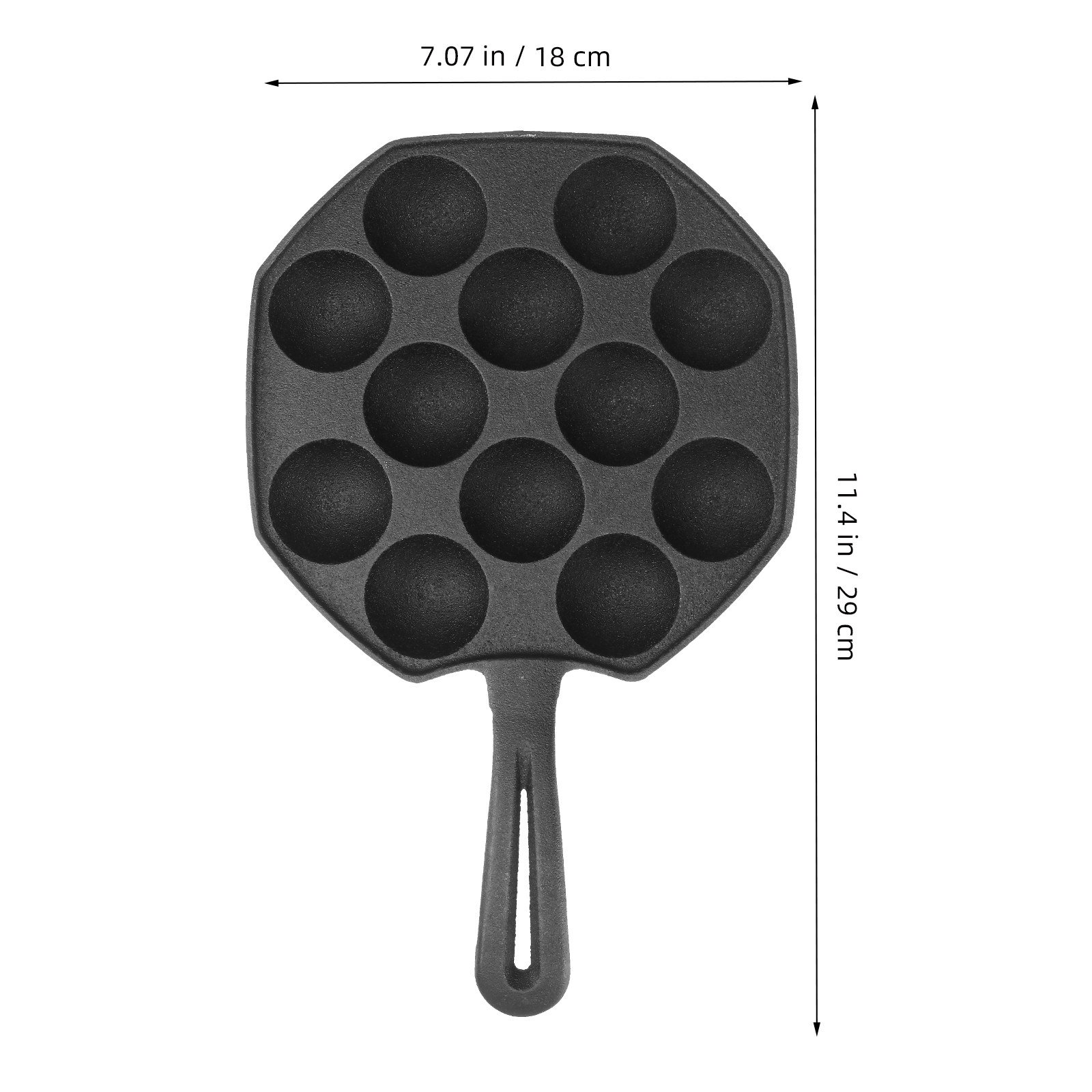 12 Molds Takoyaki Pan Cast Iro - Takoyaki Grill Plate incelemesi ve fiyatı