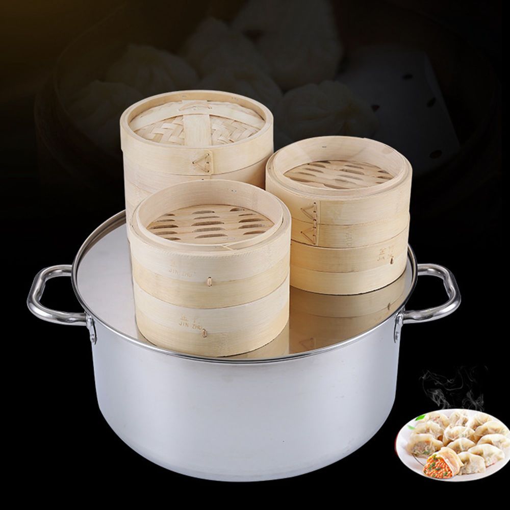 Steaming With Lid Cooking Tool - Bao Steamer Bamboo incelemesi ve fiyatı