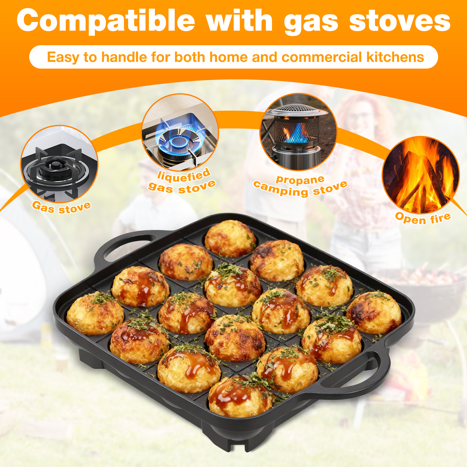 Takoyaki Pan Nonstick Japanese - Takoyaki Grill Plate incelemesi ve fiyatı