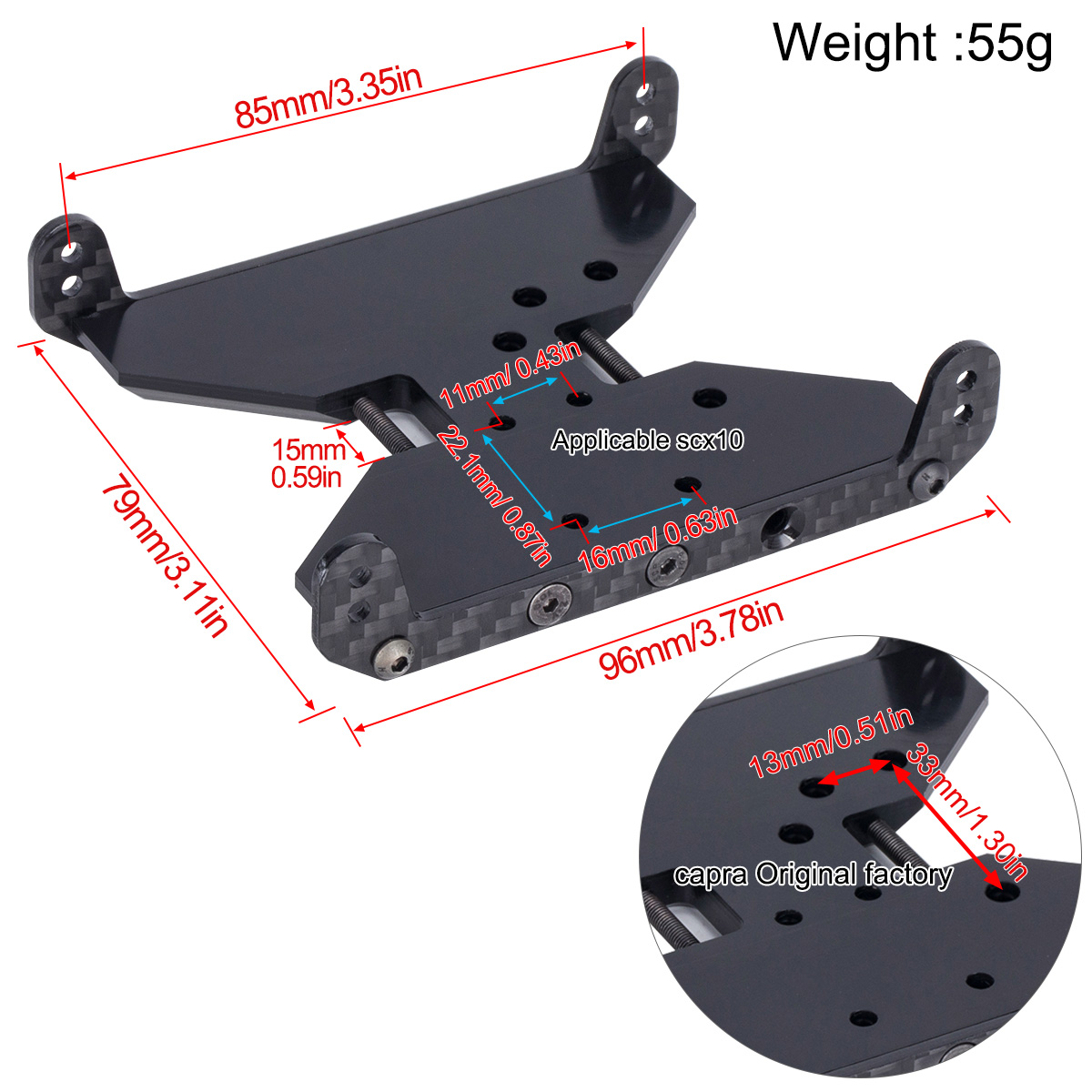 Carbon Fiber Chassis Skid Plat - Crepe Pan Carbon incelemesi ve fiyatı