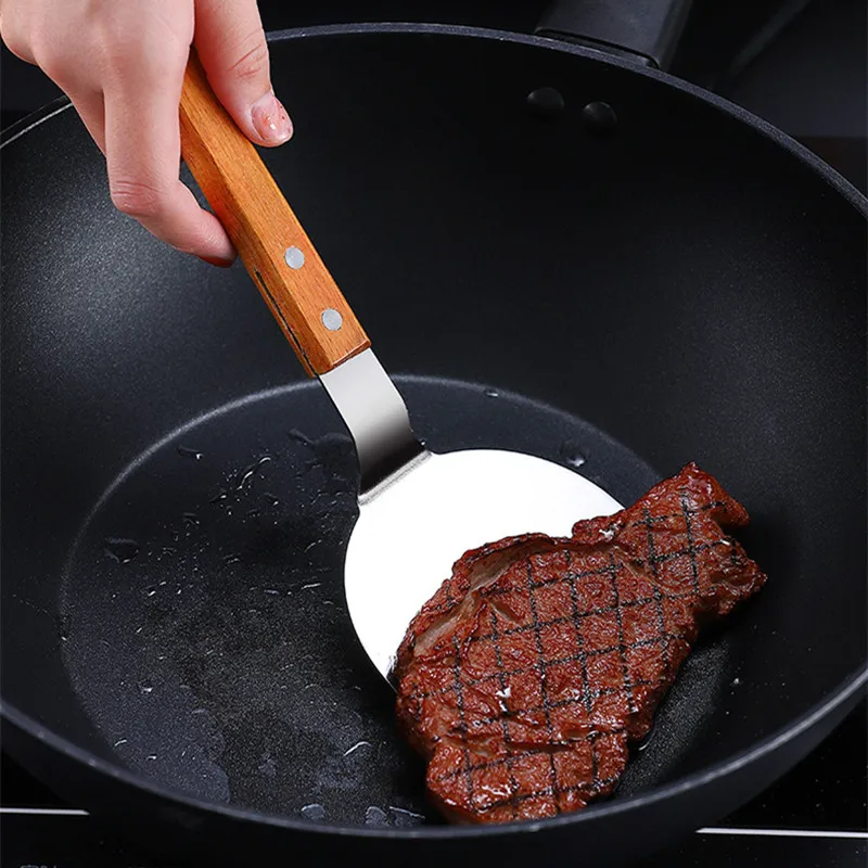 Stainless Steel Wooden Handle  - Okonomiyaki Spatula incelemesi ve fiyatı