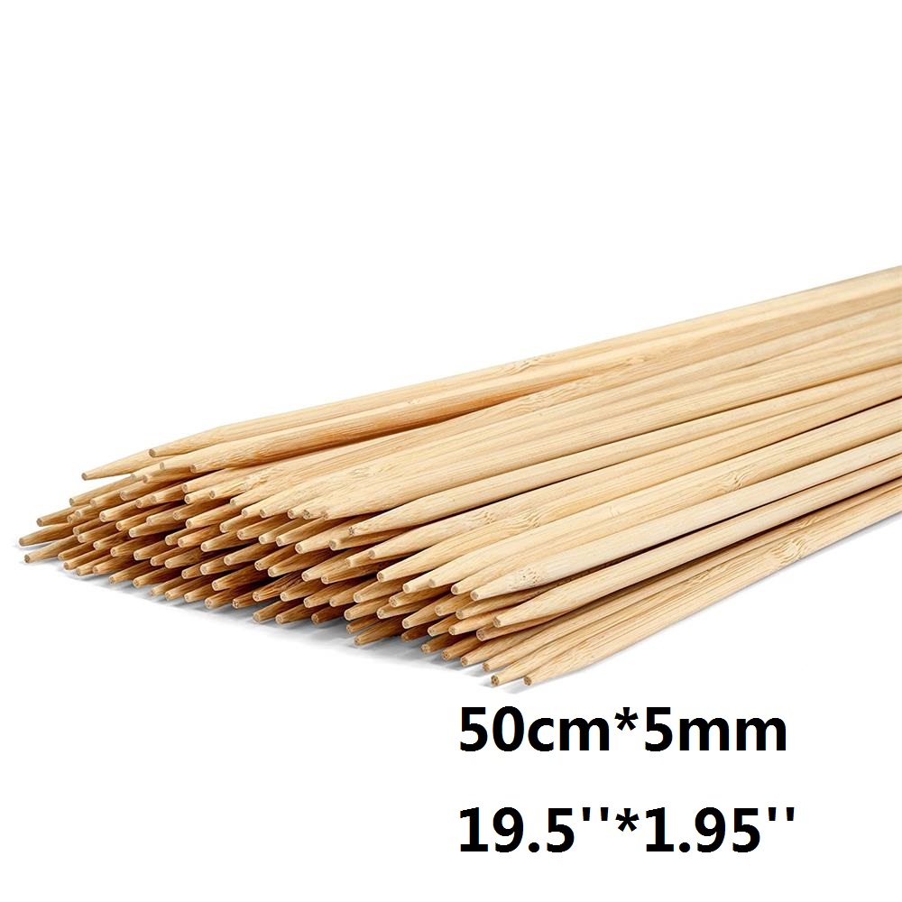 50cm x 5mm Long Disposable BBQ - Corn Dog Stick incelemesi ve fiyatı