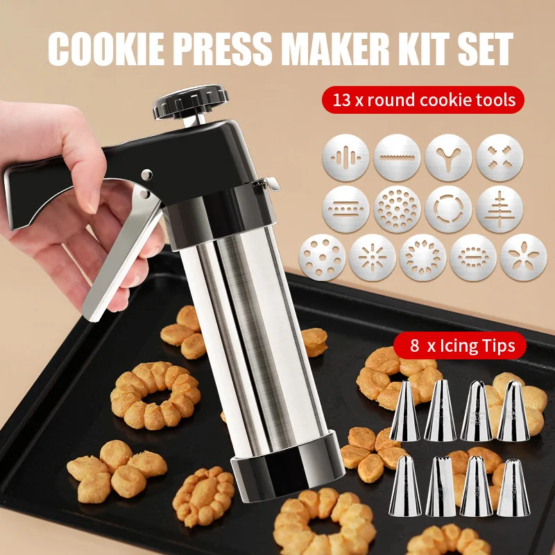 Cookie Press Gun Kit Stainless - Churros Maker Gun incelemesi ve fiyatı