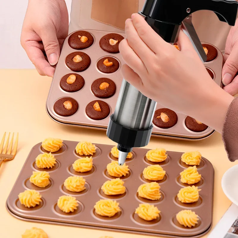 Cookie Press Gun Kit Stainless - Churros Maker Gun incelemesi ve fiyatı