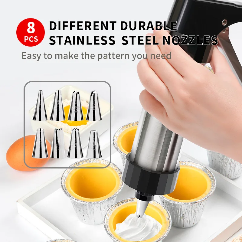 Cookie Press Gun Kit Stainless - Churros Maker Gun incelemesi ve fiyatı