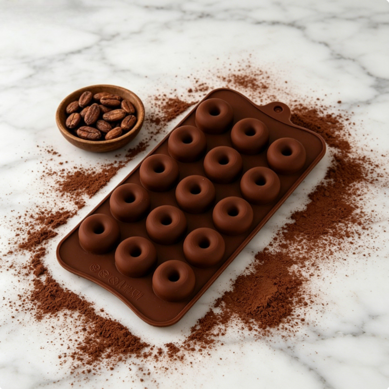 1pc donut silicone cake mold n - Donut Mold Silicone incelemesi ve fiyatı