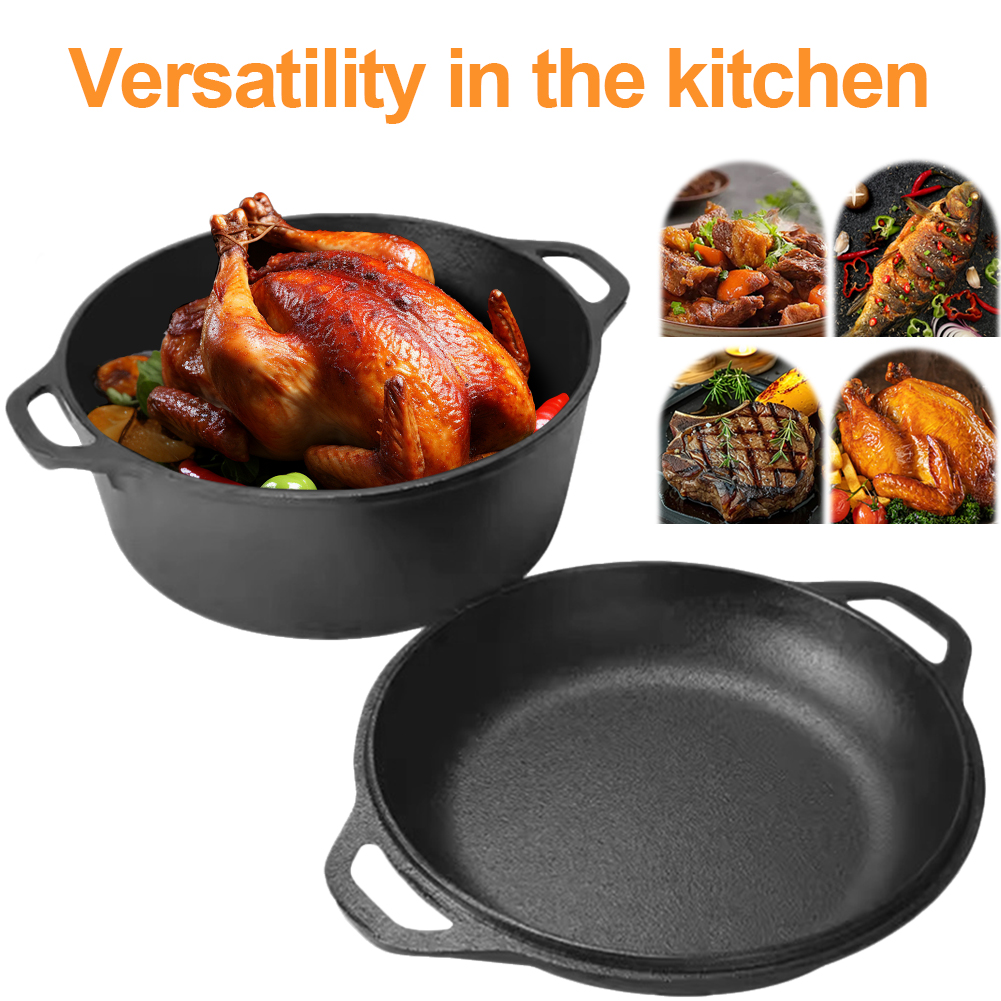 2 in 1 Cast Iron Dutch Oven Po - Cast Iron Corn incelemesi ve fiyatı