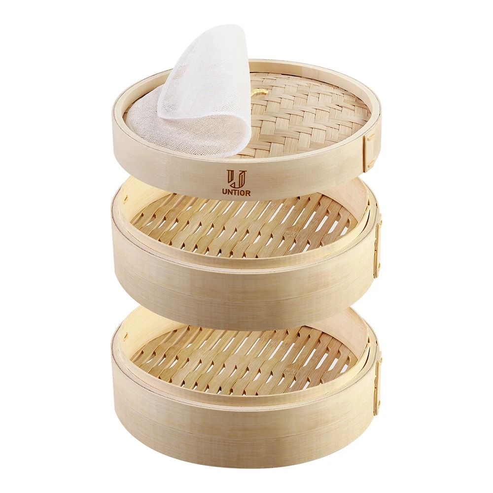 Bamboo Steamer Basket with Lid - Bao Steamer Bamboo incelemesi ve fiyatı