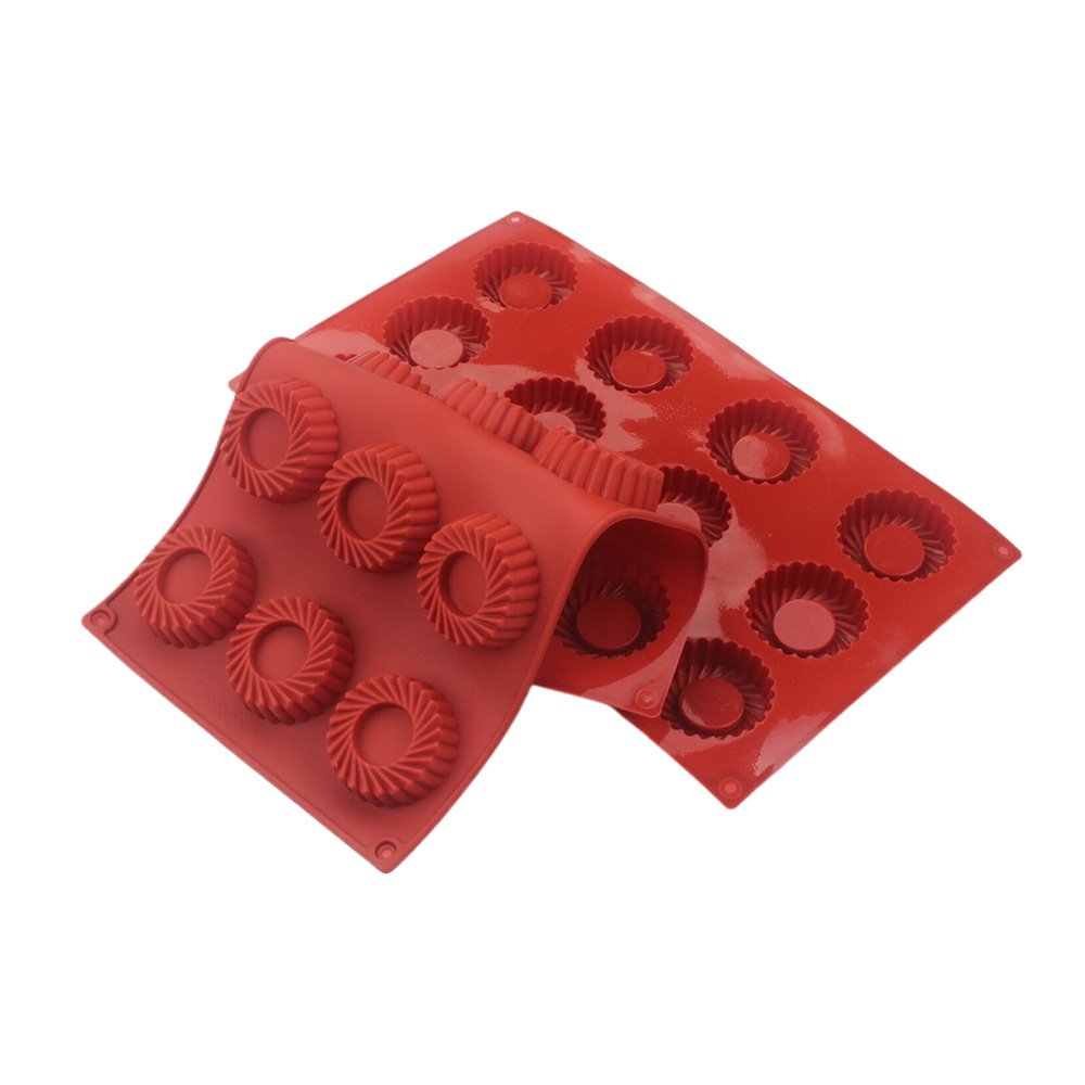 12 Holes Circular Vortex Shape - Donut Mold Silicone incelemesi ve fiyatı