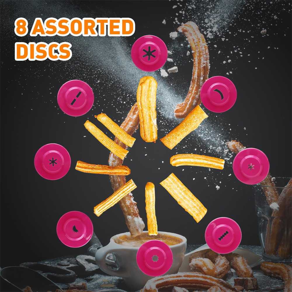 1pc DIY Manual Cookie Press Ma - Churros Maker Gun incelemesi ve fiyatı
