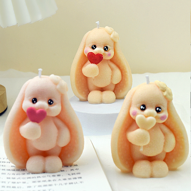 3D Long-eared Rabbit Silicone  - Bunny Cake Mold incelemesi ve fiyatı