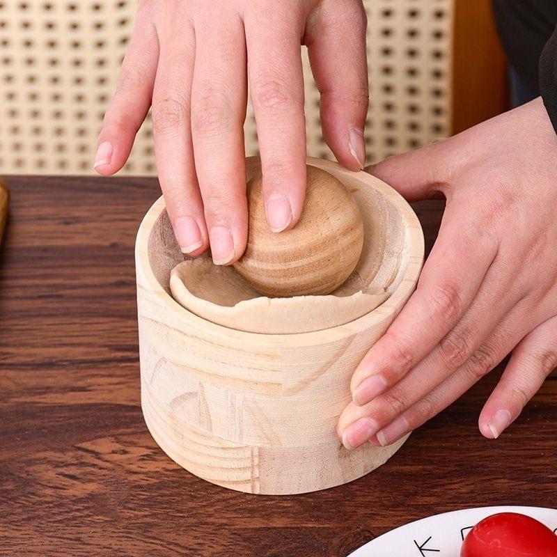 1 Set Wooden Dumpling Maker -  - Dumpling Press Set incelemesi ve fiyatı