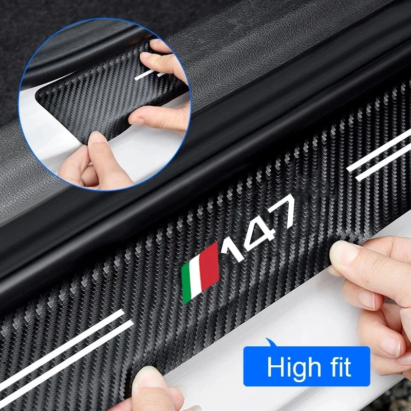 for Alfa Romeo 147 Logo Car Tr - Crepe Pan Carbon incelemesi ve fiyatı
