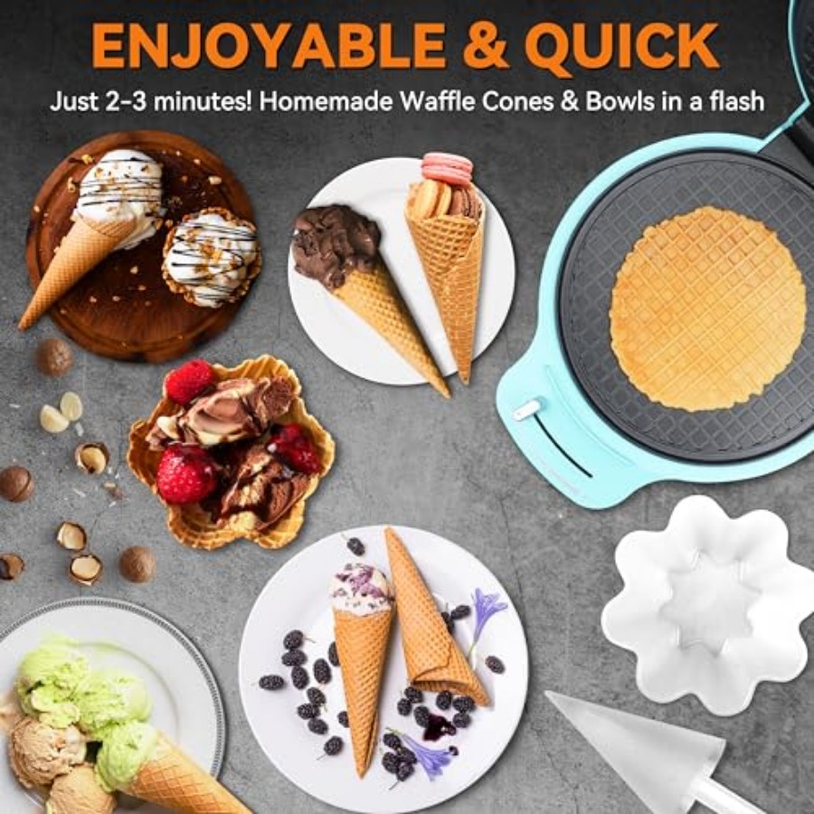 Waffle Cone Maker Machine with - Waffle Cone Maker incelemesi ve fiyatı