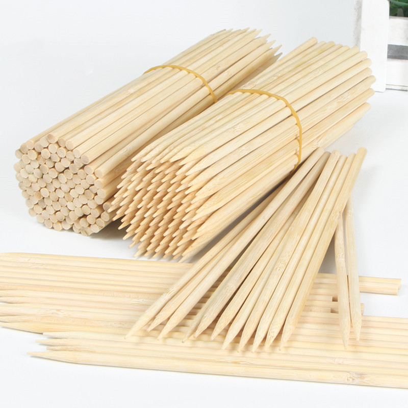 100pcs 20-50CM Disposable Food - Corn Dog Stick incelemesi ve fiyatı