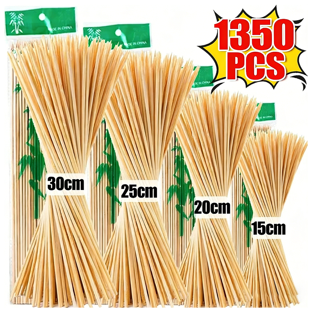 1350/90Pcs Natural BBQ Skewers - Corn Dog Stick incelemesi ve fiyatı