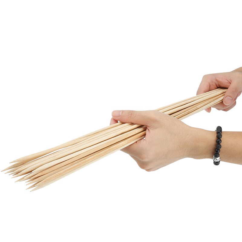 50cm x 6mm BBQ Bamboo Skewers  - Corn Dog Stick incelemesi ve fiyatı