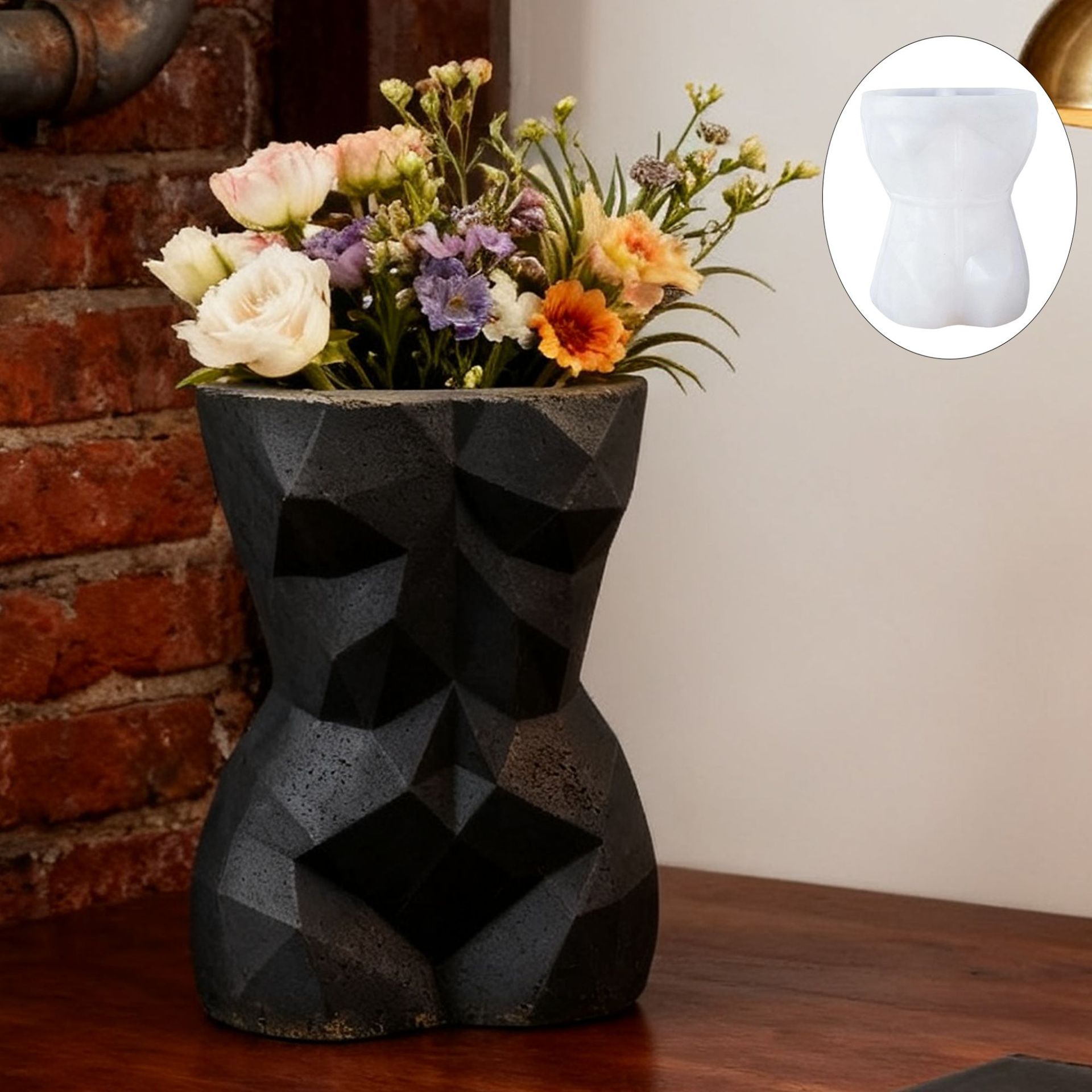 3D Geometric Female Body Flowe - Potsticker Mold incelemesi ve fiyatı