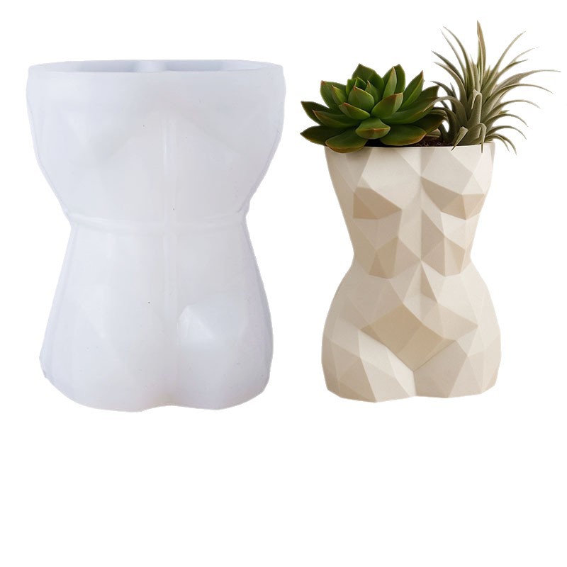3D Geometric Female Body Flowe - Potsticker Mold incelemesi ve fiyatı