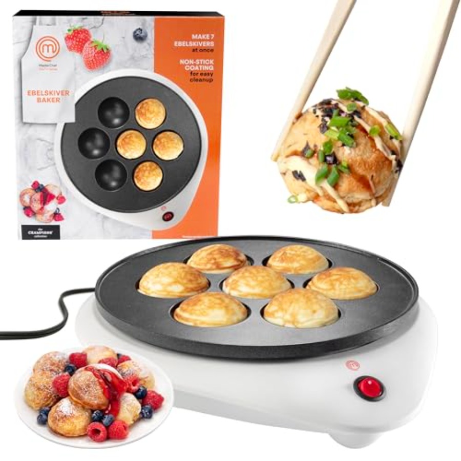 MasterChef Electric Ebelskiver - Takoyaki Grill Plate incelemesi ve fiyatı