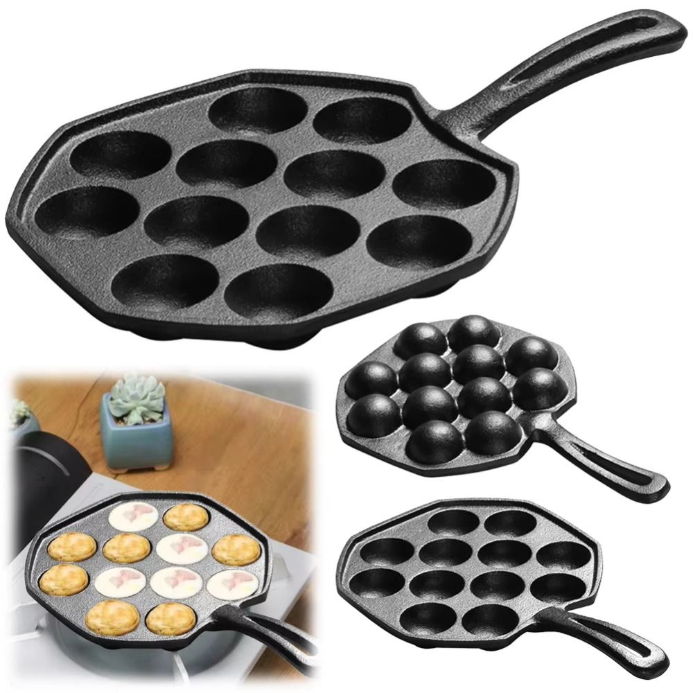 12 Holes Octopus Baking Mold C - Takoyaki Grill Plate incelemesi ve fiyatı
