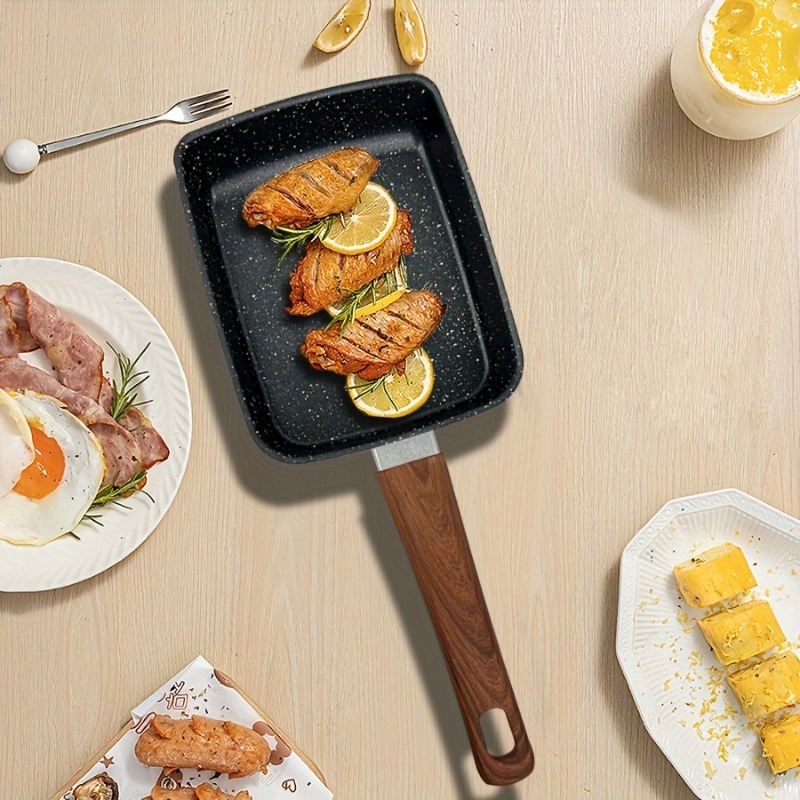 1PCS Egg Fry Pan Square Cast I - Cast Iron Corn incelemesi ve fiyatı