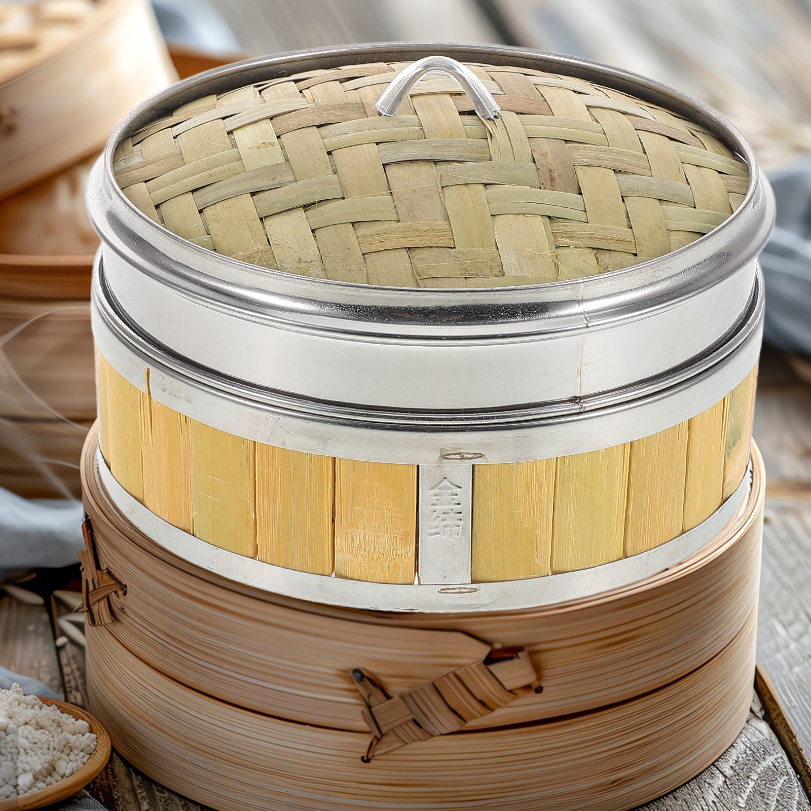 Traditional 18Cm Wood Steamer  - Bao Steamer Bamboo incelemesi ve fiyatı