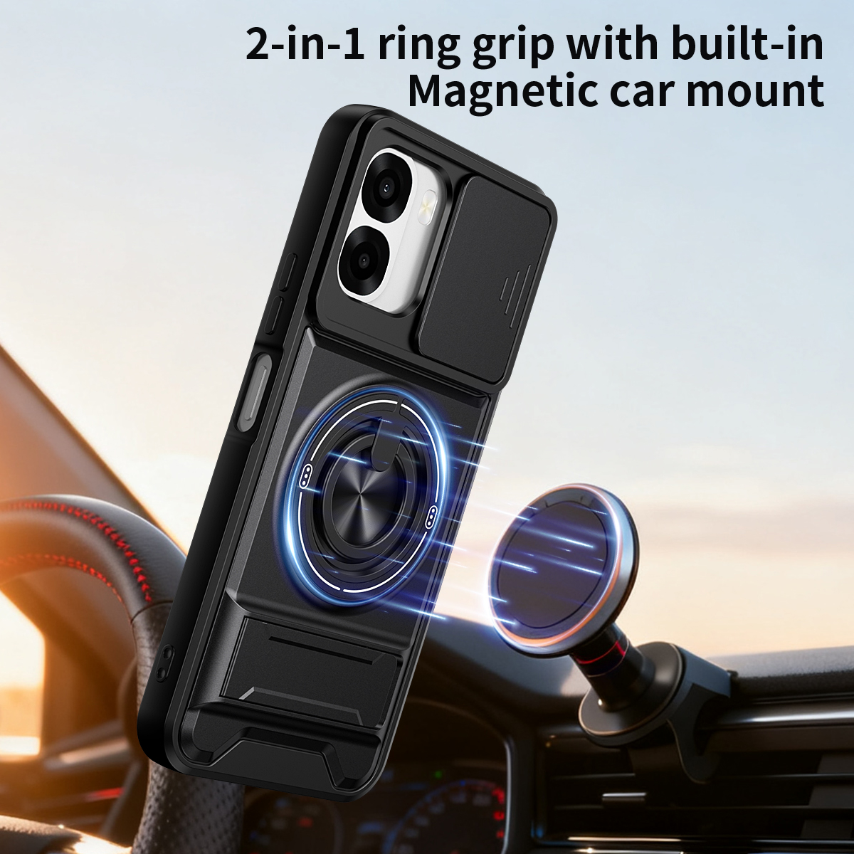 Armor Phone Case For Oppo A6x  - Taco Stand Holder incelemesi ve fiyatı