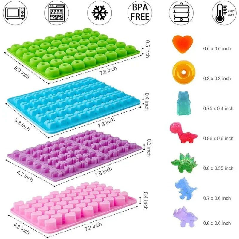 Silicone Gummy Bear Chocolate  - Donut Mold Silicone incelemesi ve fiyatı