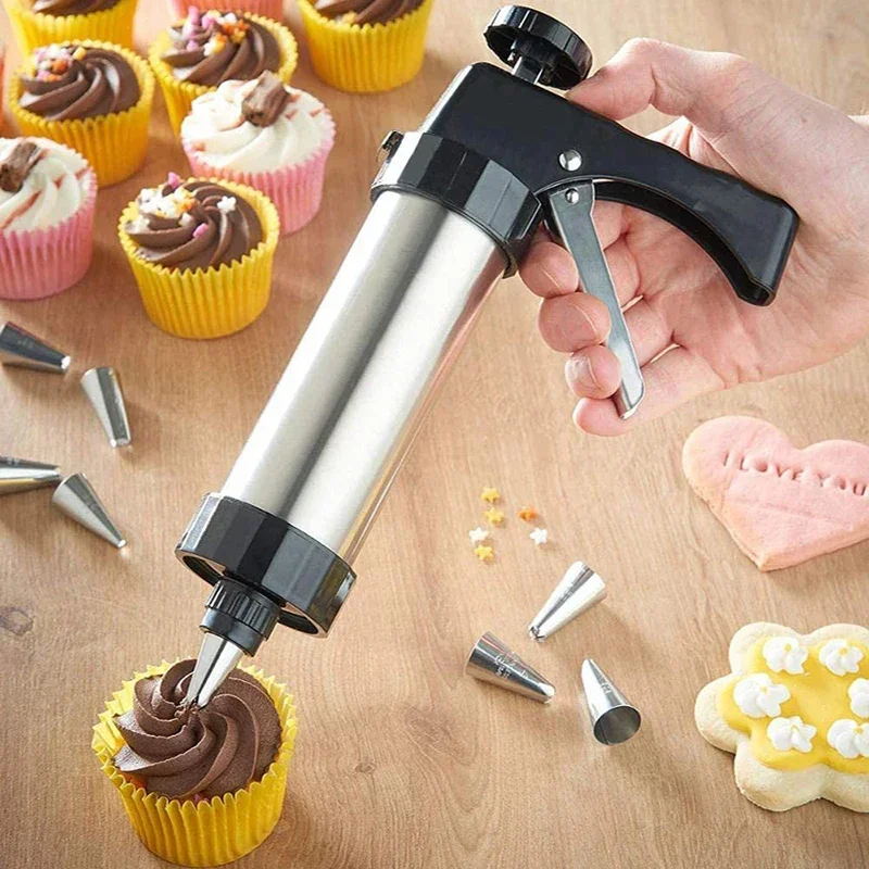 Cookie Press Gun Kit Stainless - Churros Maker Gun incelemesi ve fiyatı