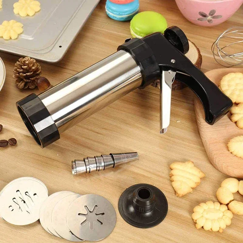 Cookie Press Gun Kit Stainless - Churros Maker Gun incelemesi ve fiyatı