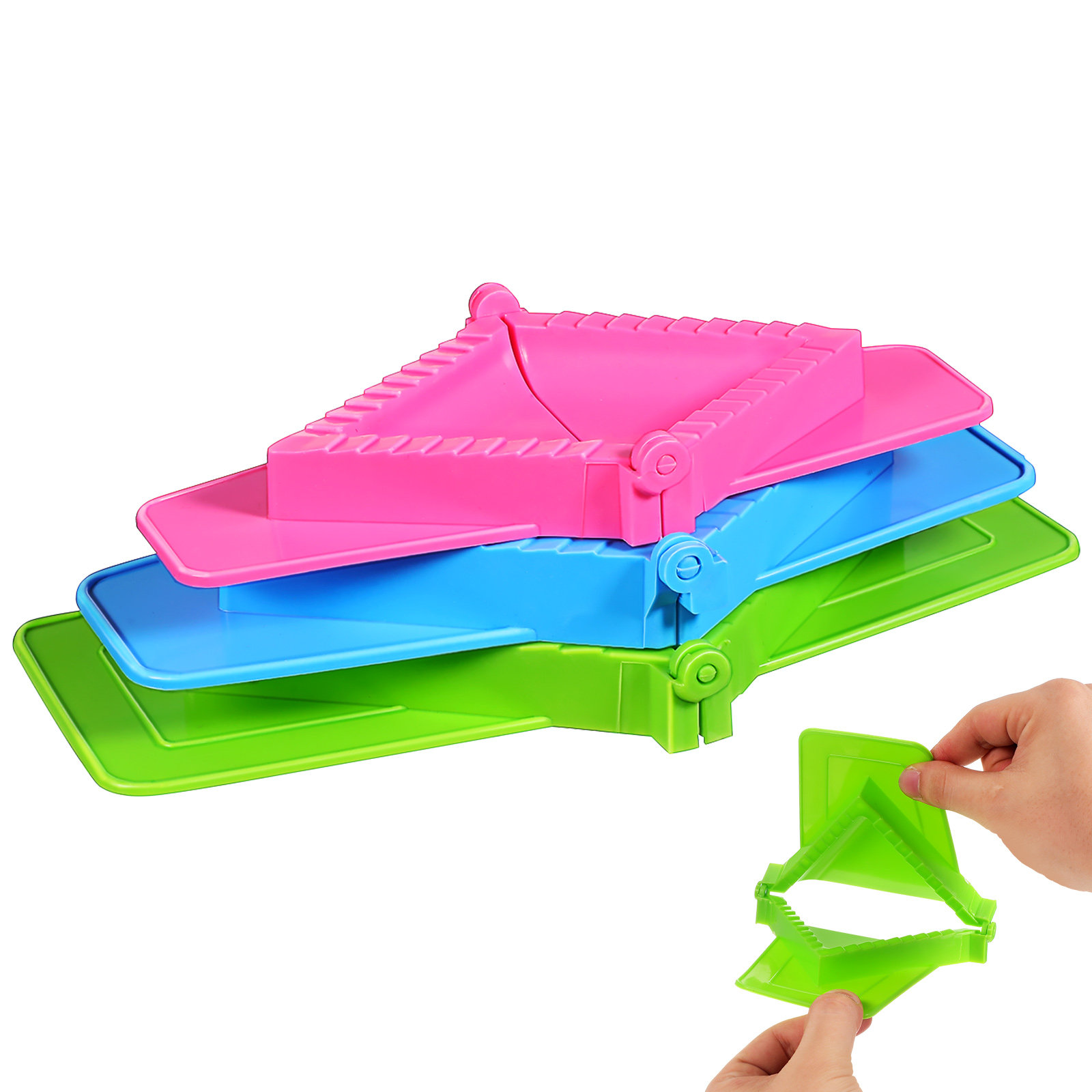 3Pcs Dumpling Mold Plastic Set - Dumpling Press Set incelemesi ve fiyatı
