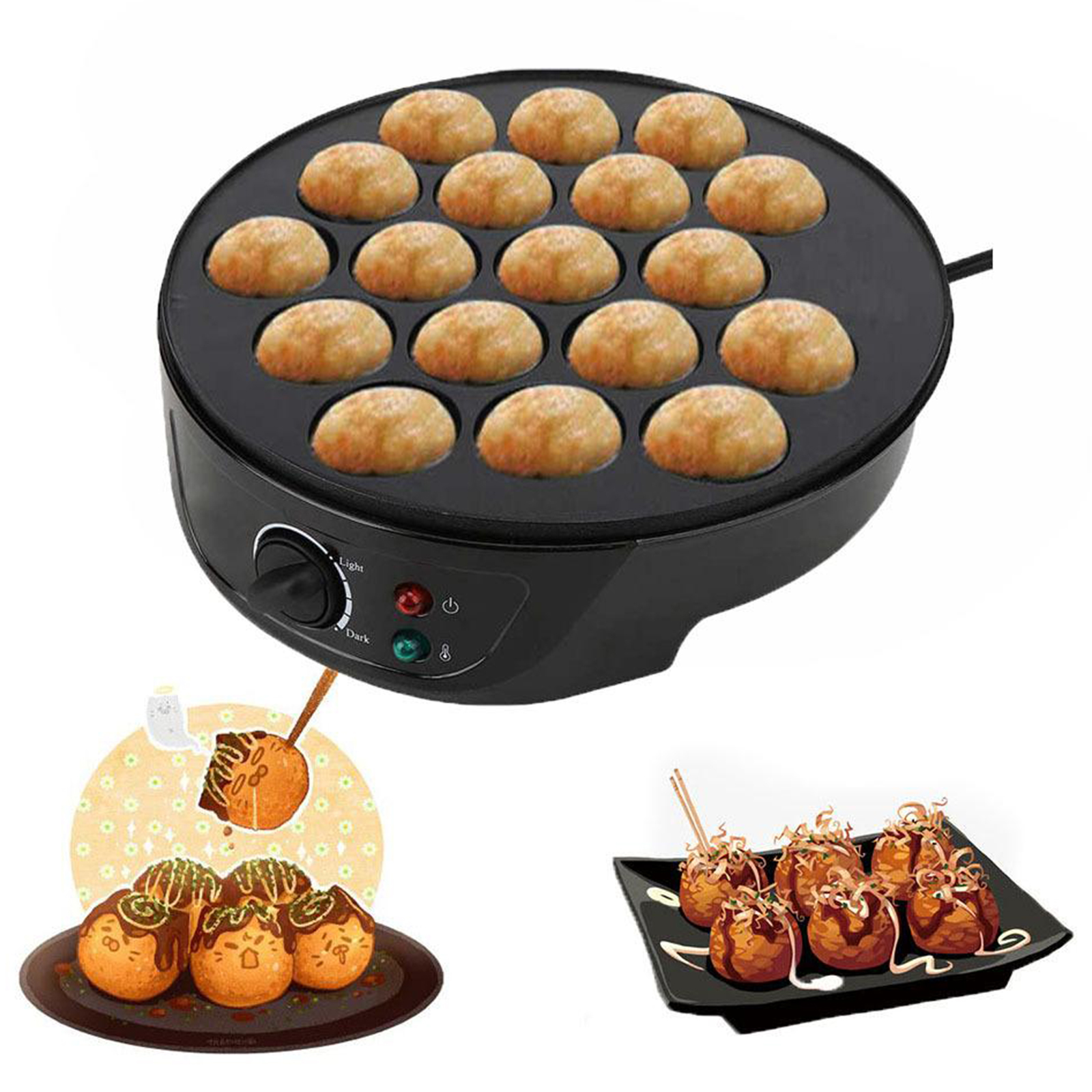 220V Baking Machine Household  - Takoyaki Grill Plate incelemesi ve fiyatı