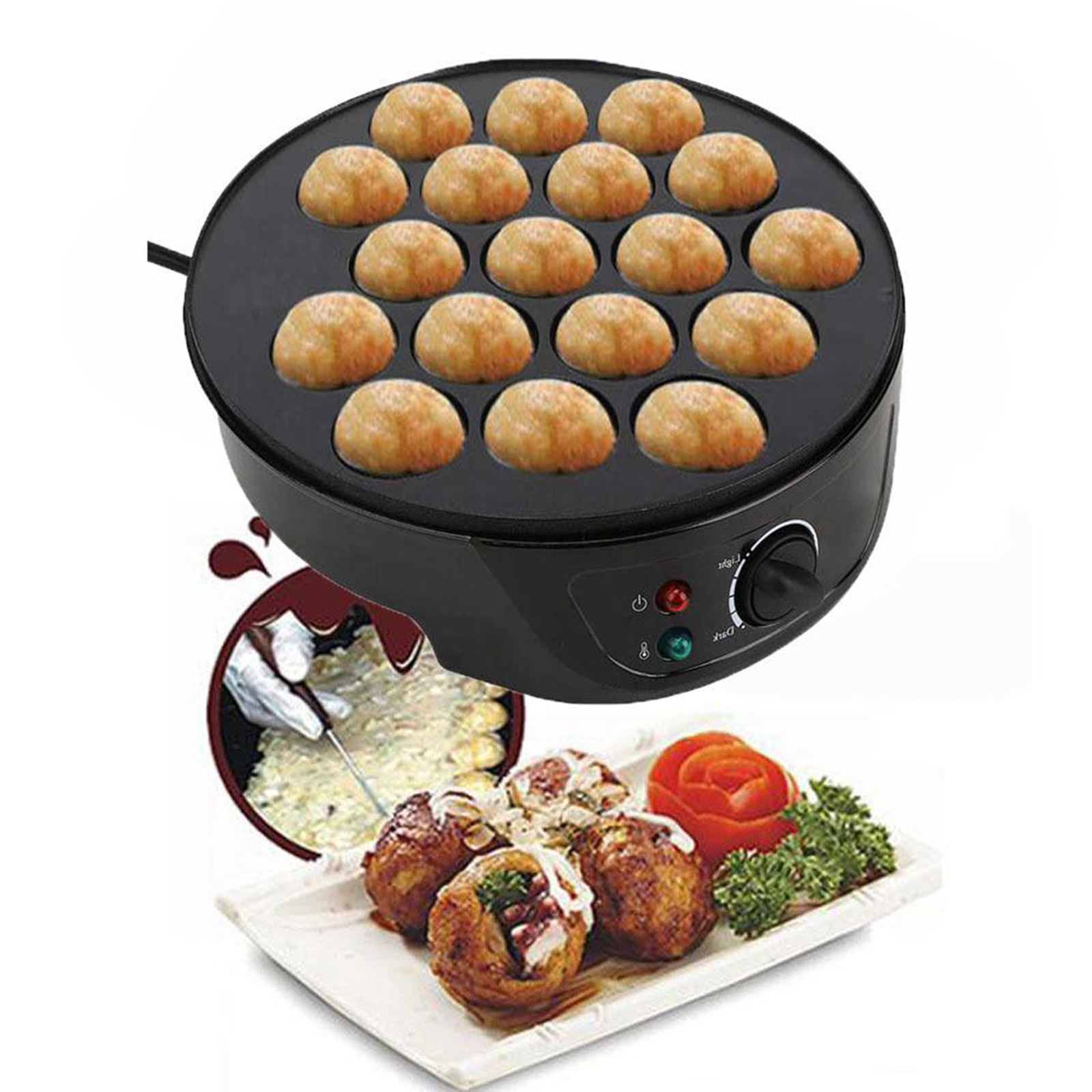 220V Baking Machine Household  - Takoyaki Grill Plate incelemesi ve fiyatı