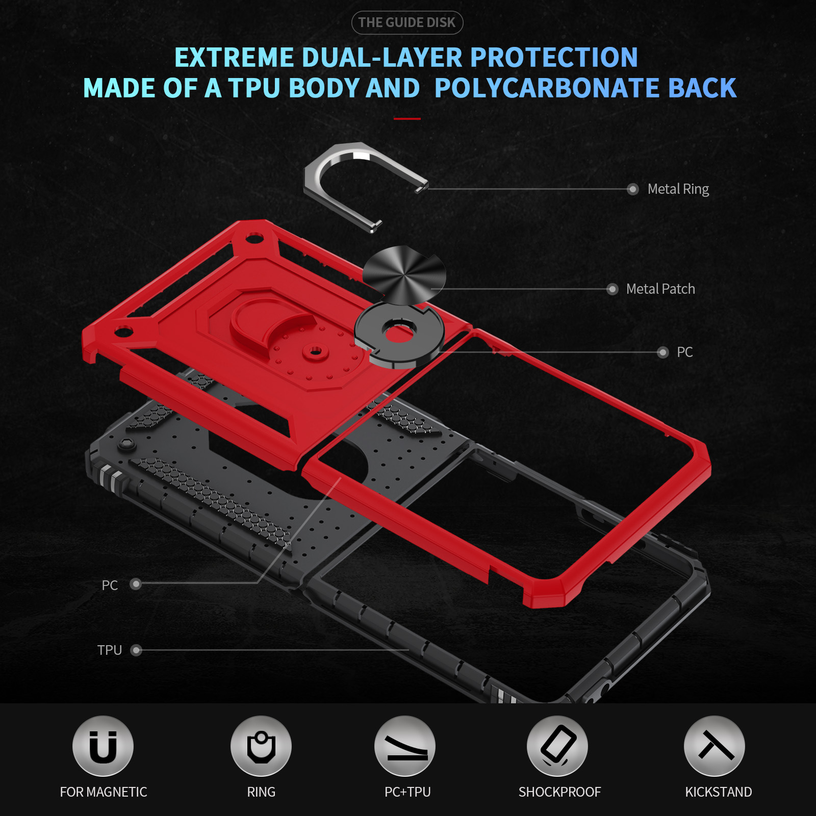 Military-grade Shockproof Phon - Taco Stand Holder incelemesi ve fiyatı