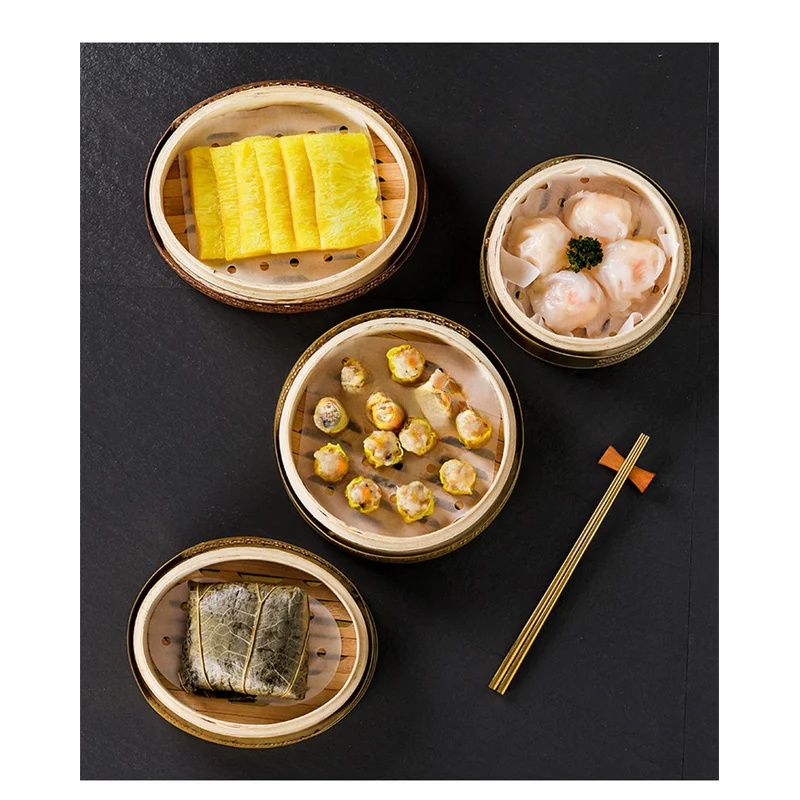 Chinese Bamboo Dimsum Lid Dump - Bao Steamer Bamboo incelemesi ve fiyatı