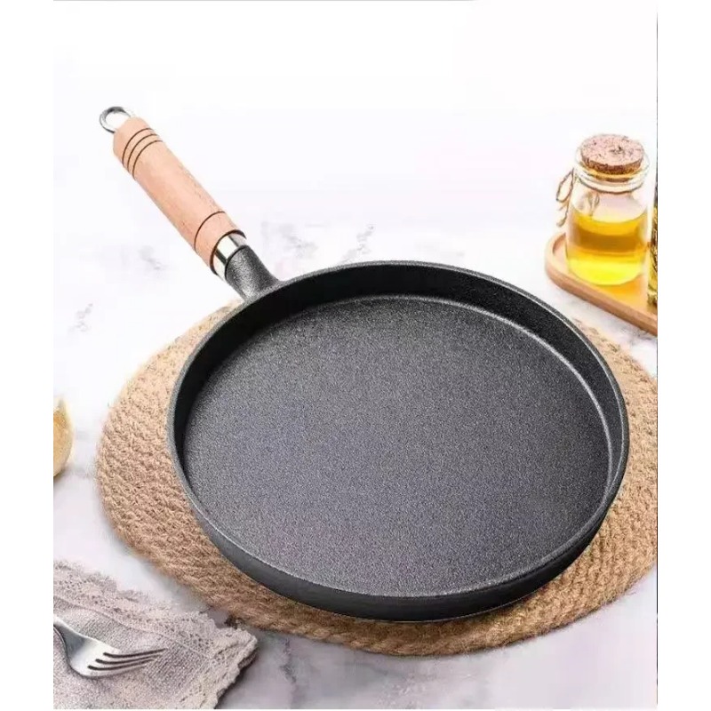 2026 Thick cast iron flat bott - Danish Pancake Pan incelemesi ve fiyatı
