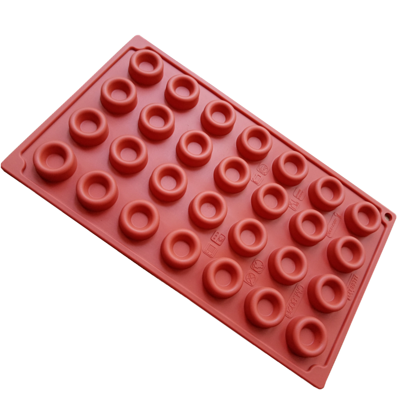 28 Cavities Mini Donut Mold Si - Donut Mold Silicone incelemesi ve fiyatı