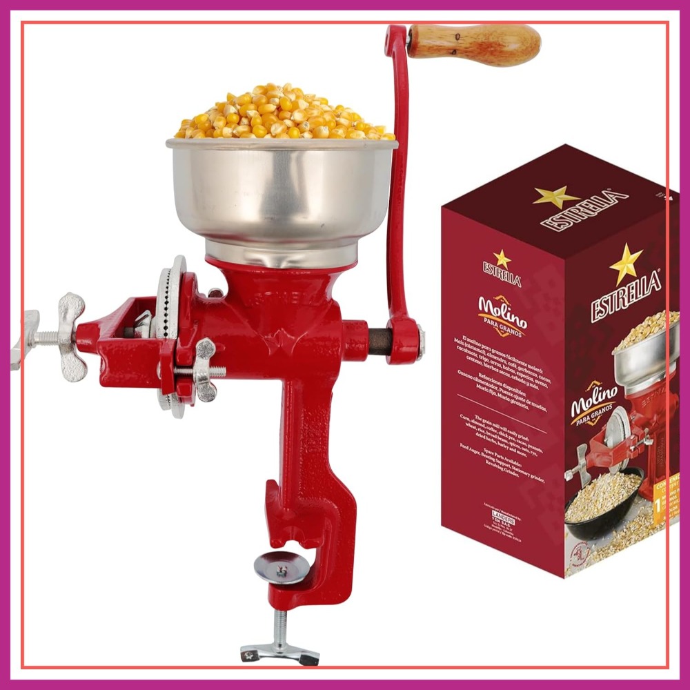 Manual Corn Grain Grinder Cast - Cast Iron Corn incelemesi ve fiyatı