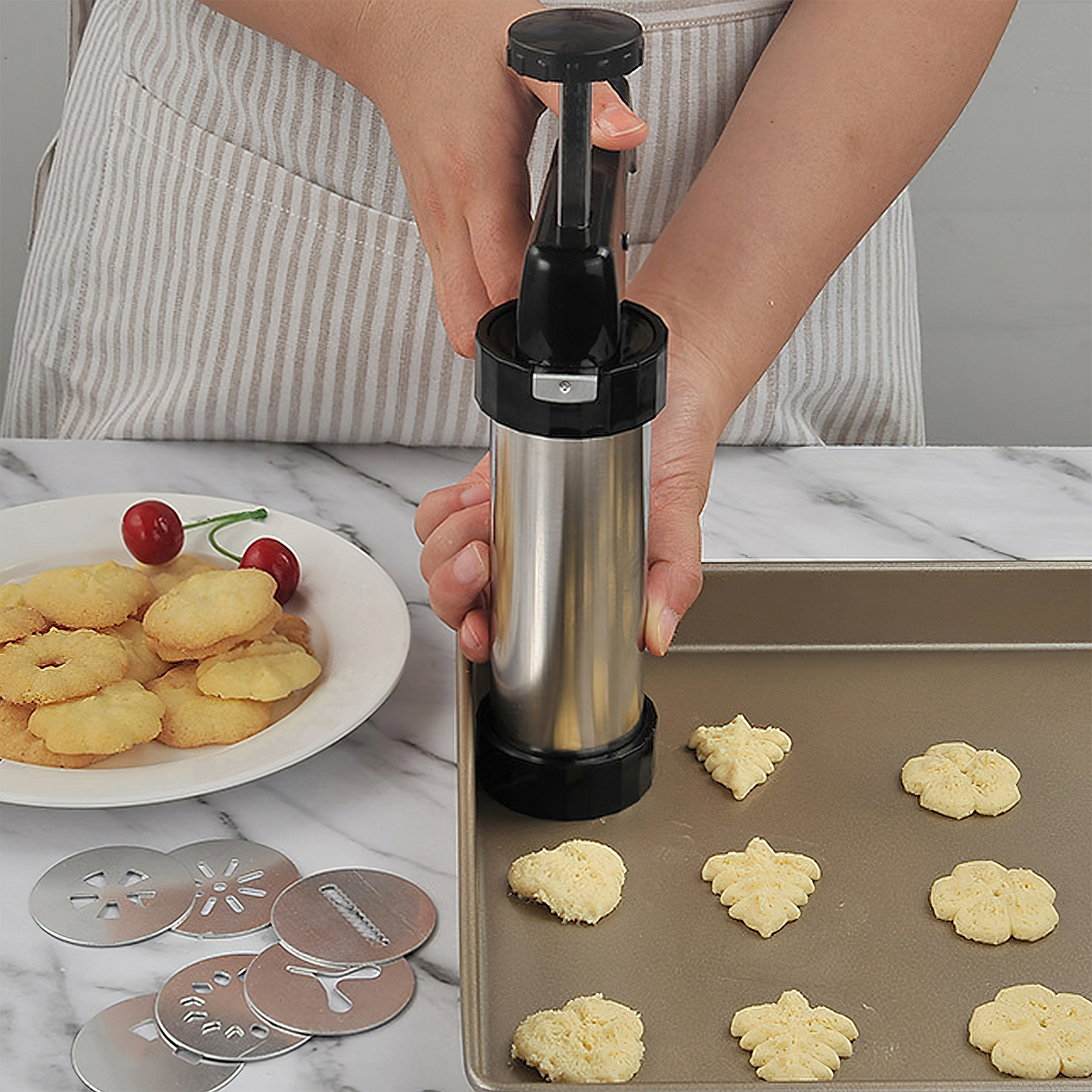 Christmas Cookie Press Gun and - Churros Maker Gun incelemesi ve fiyatı