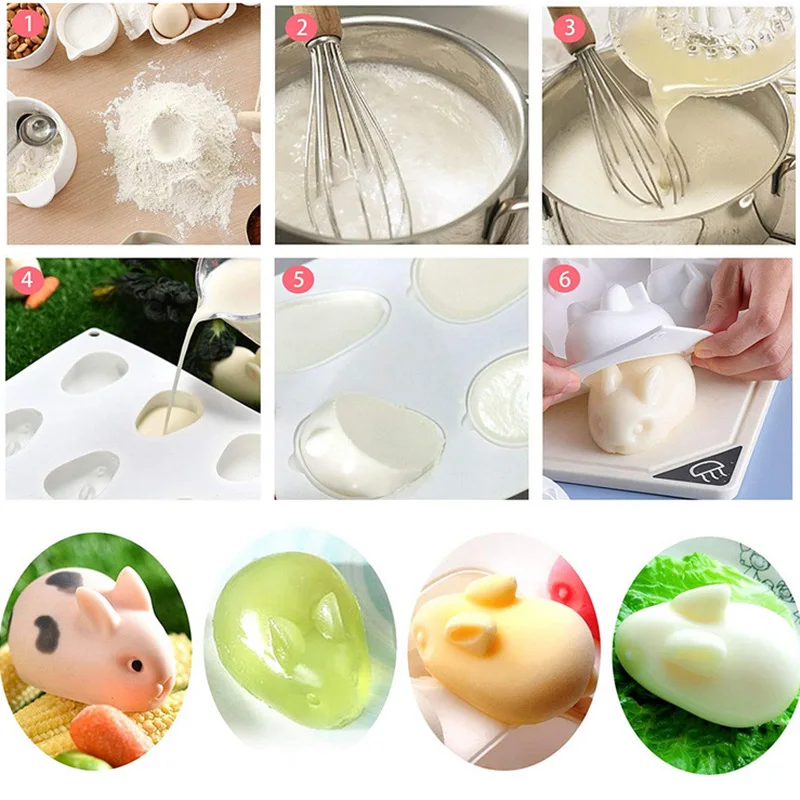 Silicone 3D Bunny Rabbit Cake  - Bunny Cake Mold incelemesi ve fiyatı