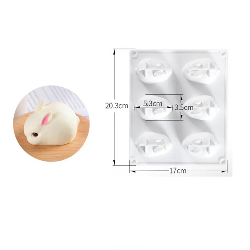 Silicone 3D Bunny Rabbit Cake  - Bunny Cake Mold incelemesi ve fiyatı