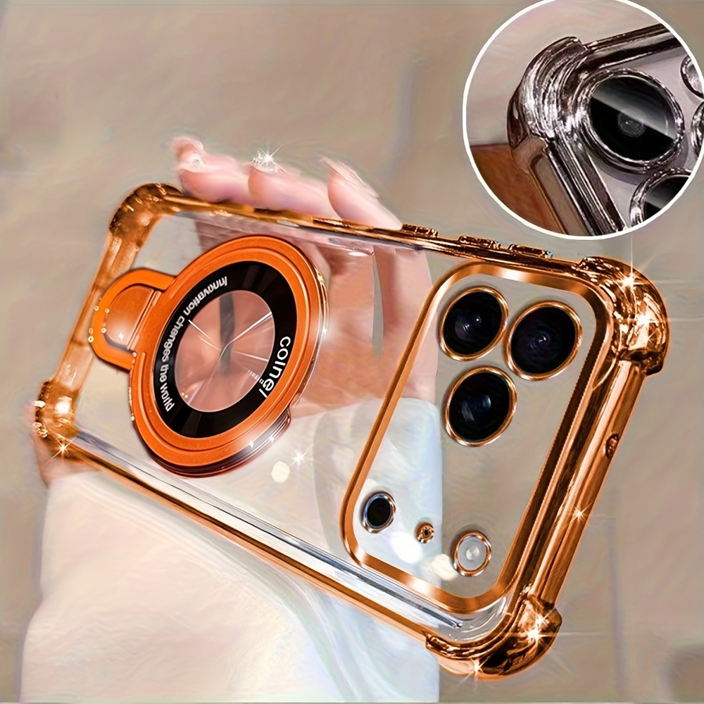 Luxury Plating Phone Case for  - Taco Stand Holder incelemesi ve fiyatı
