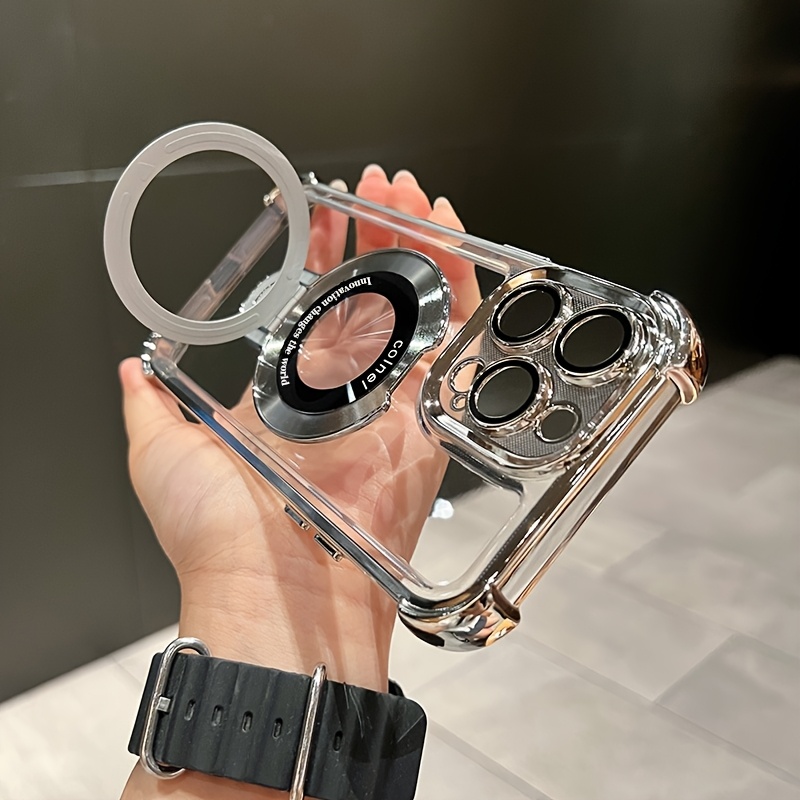 Luxury Plating Phone Case for  - Taco Stand Holder incelemesi ve fiyatı