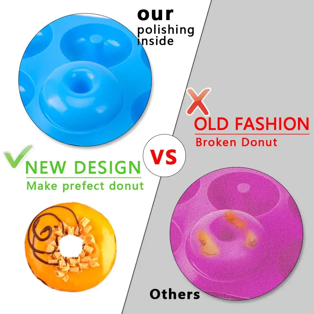 1/2pcs Silicone Muffins Donut  - Donut Mold Silicone incelemesi ve fiyatı